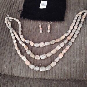Jay King Necklace and Matching Earrings